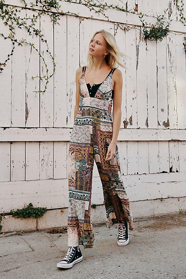 Margarita Patchwork Jumpsuit By Free People